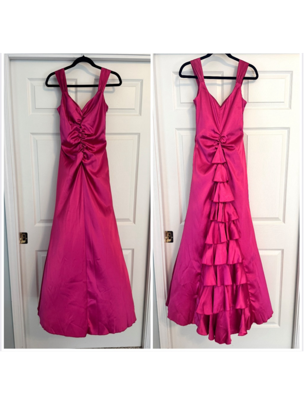Y2K Jessica McClintock for Gunne Sax Dress Size 5/6 Pink Formal Prom Hoco